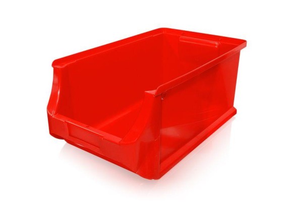 Stapelsichtbox ProfiPlus Compact Größe 4 rot von Allit