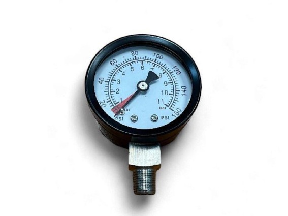 Gauge PRS 2 1/8LM 125 PSI SS