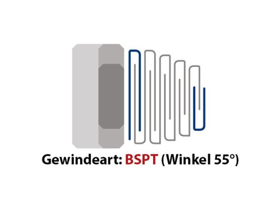 Einschraub Verbinder 5/16" x 3/8" AG BSPT Schnellsteck System