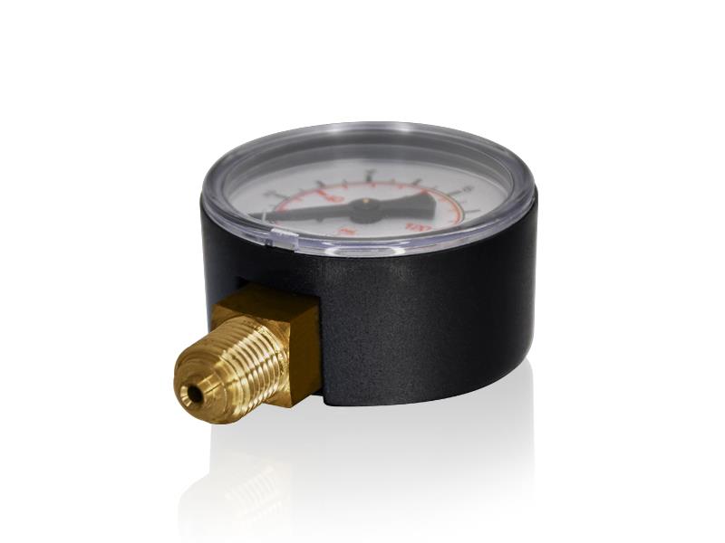 Manometer Edelstahl + Kupfer 1/4 npt Gewinde Wasserdruckmesser 60mm